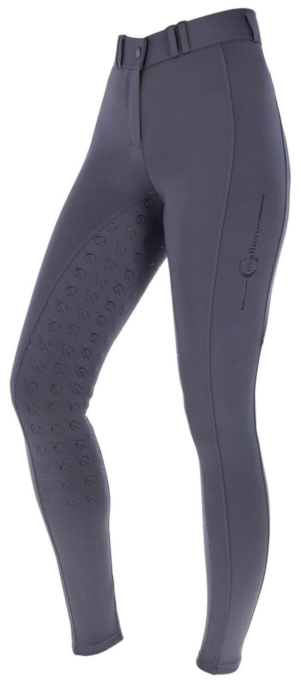 Covalliero Reithose Damen Full-Grip ClassicStar Damenreithose Vollbesatz 42 Graphite