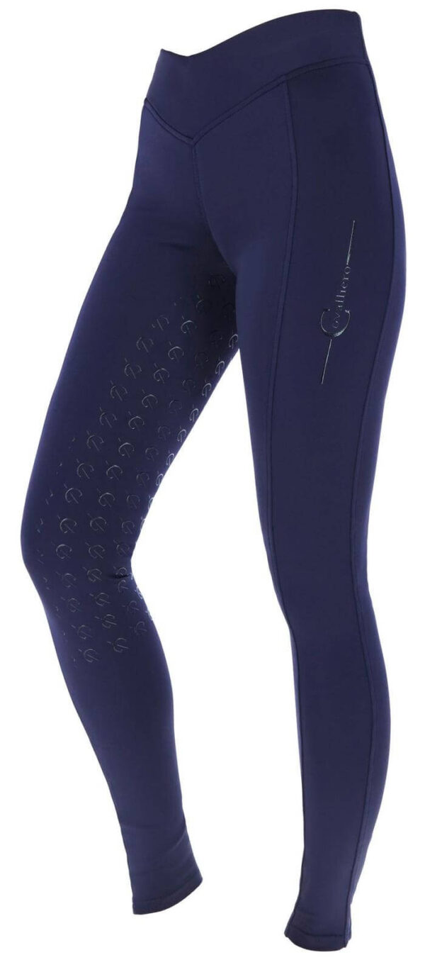 Covalliero Reitleggins Damen Full-Grip ClassicStar Damenreitleggins Vollbesatz 40/42 Navy