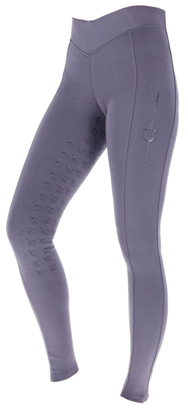 Covalliero Reitleggins Damen Full-Grip ClassicStar Damenreitleggins Vollbesatz 40/42 Graphite