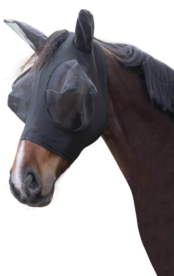 Covalliero Fliegenschutzmaske FinoStretch Cob Schwarz