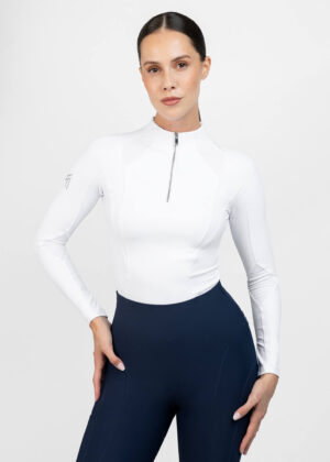 Maximilian Equestrian Baselayer Damen Frame Longsleeve XS White