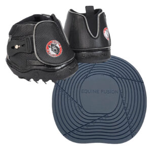 Equine Fusion Equine Fusion Set Hufschuh Active & Dampening Pad Regular Größe 9