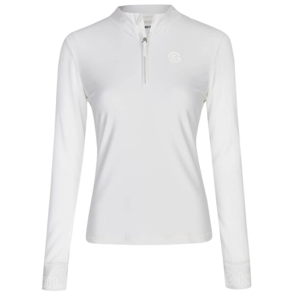 Eskadron Langarmshirt Damen Longsleeve Half-Zip Reflexx Fanatics 2023 Funktionsshirt L White