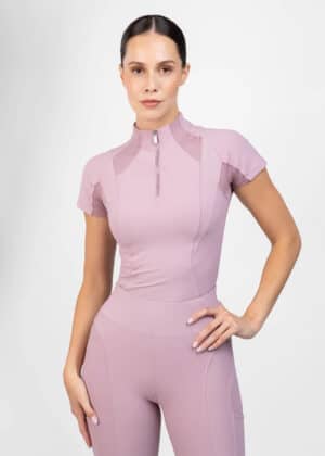 Maximilian Equestrian Funktionsshirt kurzarm Frame Short Sleeve Base Layer S Mauve