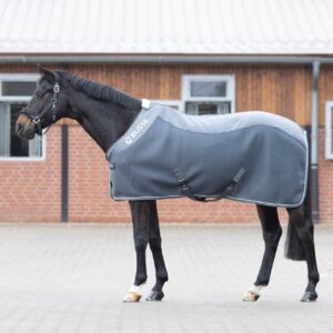 BUSSE Abschwitzdecke 3D Air Fleece Premium 145 cm Cinder Grey