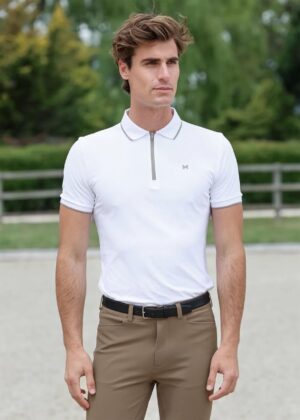 Maximilian Equestrian Poloshirt Herren Core Herrenpoloshirt S White