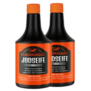 Pharmakas Horse Fitform Jodseife im Doppelpack - Desinfektionsmittel 2x 500ml