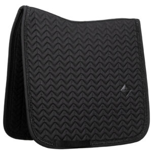 Kentucky Horsewear Schabracke Dressur Saddle Pad with metal chain Dressurschabracke Metallkordel Full Black