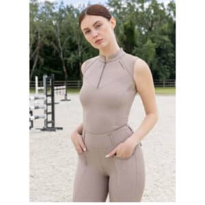 Maximilian Equestrian Funktionstop Miral Sleeveless Base Layer M Macchiato