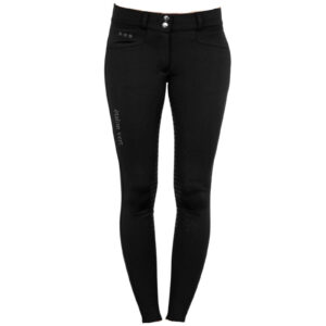 etalon vert Reithose Damen Snow King Highwaist Winter Vollgrip HW 2023 M Black