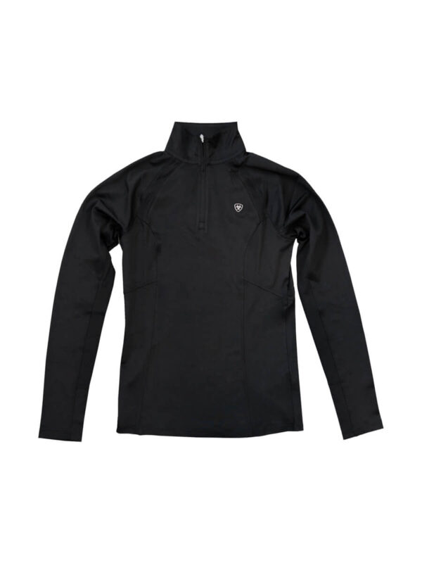 Ariat Baselayer Sunstopper 2.0 1/4 ZIP XS Black