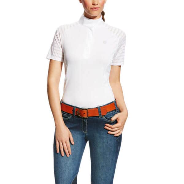 Ariat Show Shirt Aptos Vent Classic Turniershirt XS White