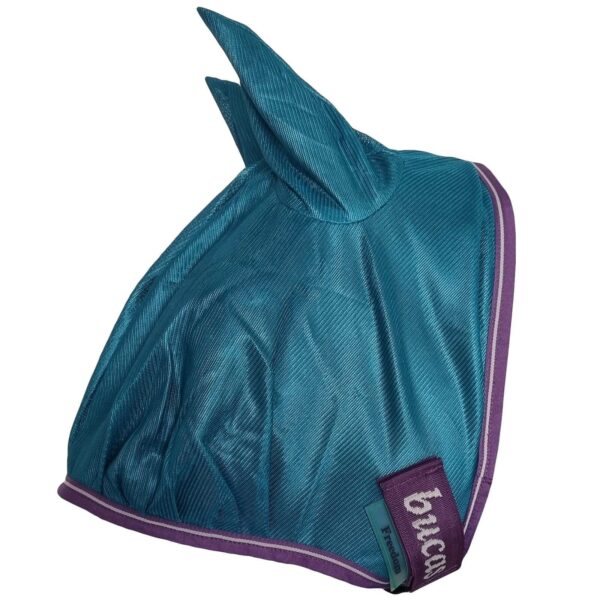 Bucas Fliegenmaske Freedom Fly Mask FS 2023 Fliegenschutz 155/XL Green/Violet