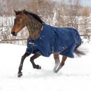 Bucas Outdoordecke 300g Irish Turnout 300 135 Navy/Gold