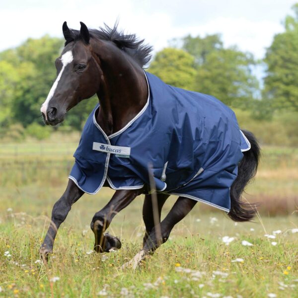 Bucas Outdoordecke 0g Freedom Turnout Rug Light Regendecke 90 Navy/Silver