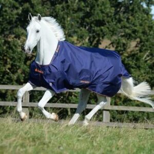 Bucas Outdoordecke 300g Therapy Turnout 145 Navy/Orange