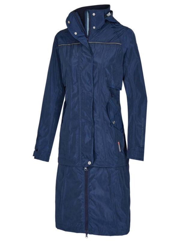 BUSSE Damen Reitjacke Karism 2in1 Reitmantel extra lang XS Navy