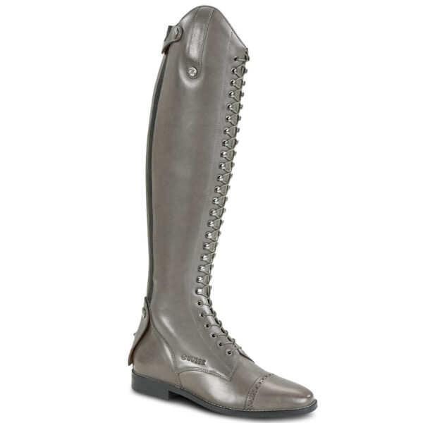 BUSSE Reitstiefel Laval Lederreitstiefel Grau