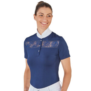 BUSSE Turnier-Shirt Damen Kurzarm Amora XS Navy