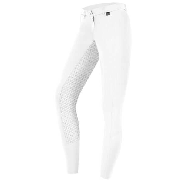 E.L.T Reithose Damen Full-Grip Micro Sport Silikon 40 Weiß