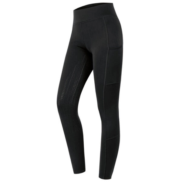 E.L.T Reitleggings Damen Full-Grip Ella Glam Damenreitleggings 48 Schwarz