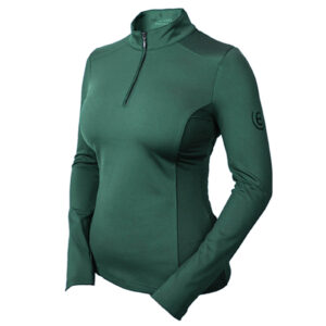 Equestrian Stockholm Baselayer Damen Sycamore Green Langarmshirt M