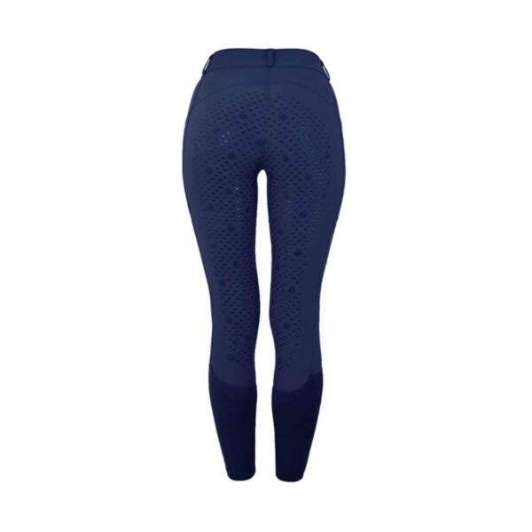 Equestrian Stockholm Reithose Dame Full-Grip Dressur Elite 38 Navy