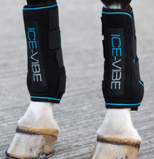 Horseware Ireland Therapiegamaschen Ice-Vibe Boot Full Black/Aqua