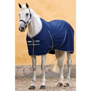 Horseware Ireland Stalldecke Rambo Stable Rug 200g Winterdecke 160 (7&apos;0) Navy/Navy & White