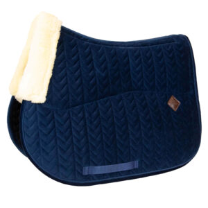 Kentucky Horsewear Schabracke Velvet Skin Friendly Springschabracke Full Marineblau