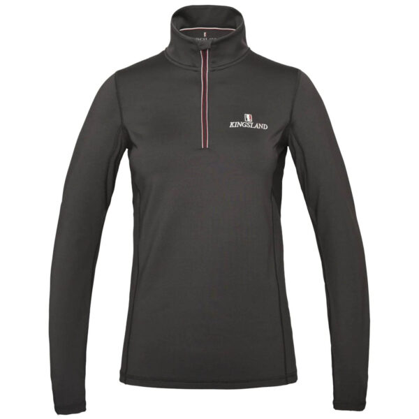 Kingsland Trainingsshirt Damen Longsleeve Classic Limited XXS Grey Forged Iron