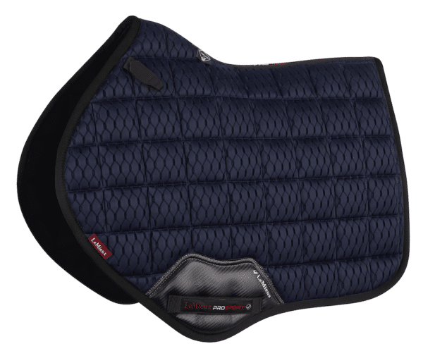 LeMieux Schabracke Carbon Mesh Air CC Square Classic Springschabracke Navy