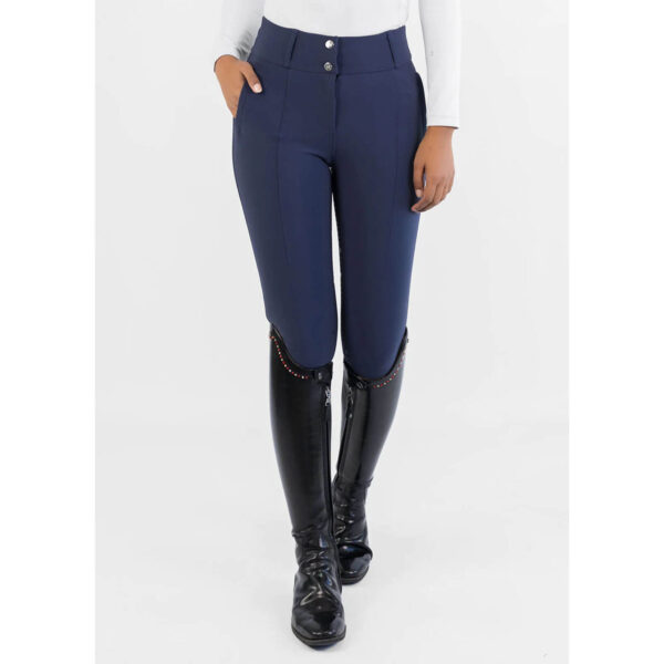 Maximilian Equestrian Reithose Damen Full-Grip Honour Damenreithose L Navy