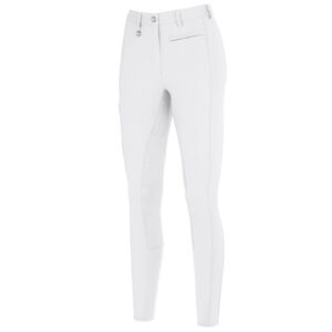 Pikeur Reithose Damen New Lugana MC Crown Basic Ganzbesatz Damenreithose White