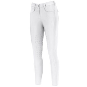 Pikeur Reithose Damen Romy SD Basic Kniebesatz Damenreithose White