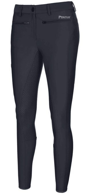 Pikeur Reithose Damen Tessa Softshell Grip Classic Vollbesatz Winterreithose 42 Dark Grey