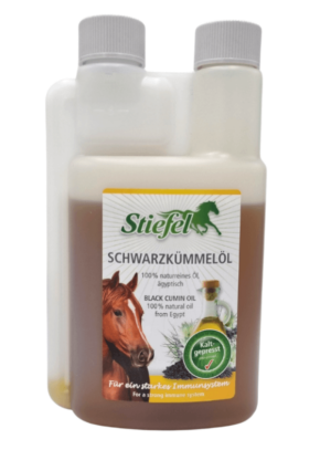 Stiefel Schwarzkümmelöl Futtermittel Pferd 250 ml