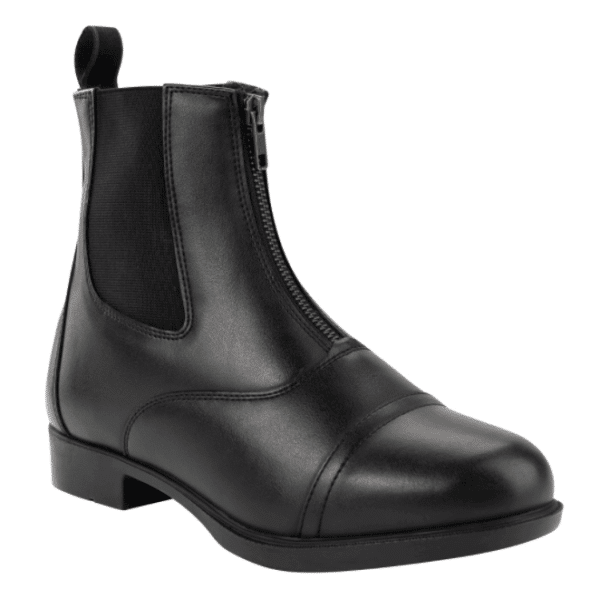 Suedwind Equestrian Stiefelette Contrace FZ Vegan Winter Reitstiefelette gefüttert Teddyfell Black